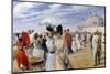 A Stroll at the Seaside, Ostend by Carl Hermann Kuechler-Fine Art Photographic-Mounted Photographic Print
