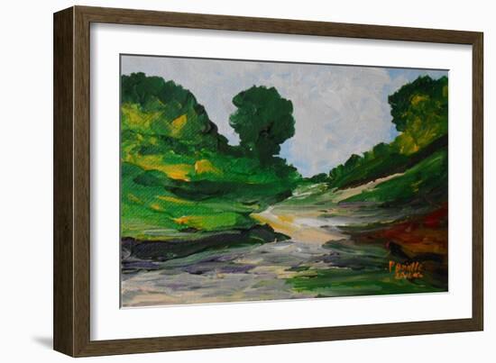 A Stroll in Ennery, 2016-Patricia Brintle-Framed Giclee Print