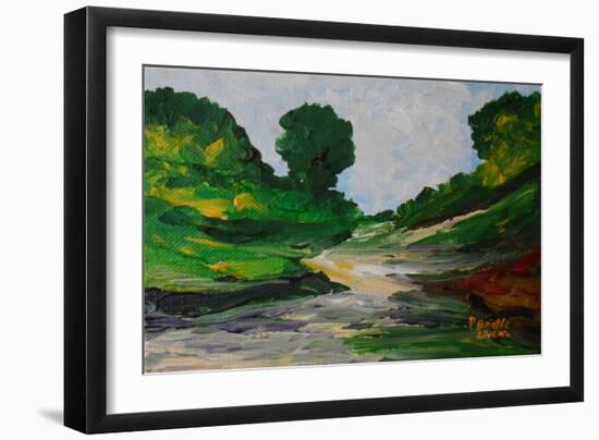 A Stroll in Ennery, 2016-Patricia Brintle-Framed Giclee Print