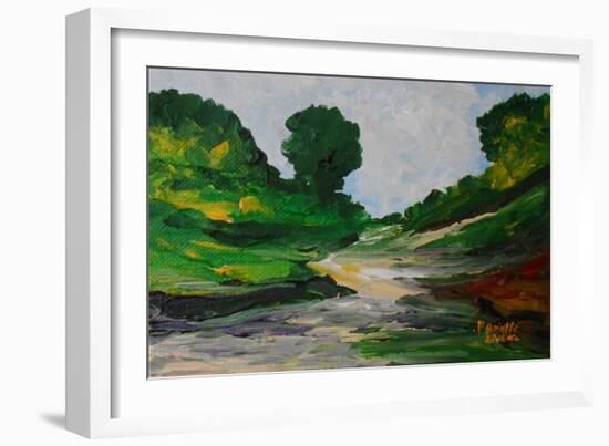 A Stroll in Ennery, 2016-Patricia Brintle-Framed Giclee Print