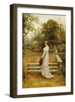 A Stroll in the Garden-Ernest Walbourn-Framed Giclee Print