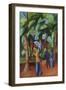 A Stroll in the Park, 1914-August Macke-Framed Giclee Print