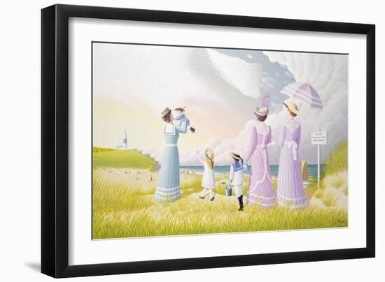 A Stroll on the Dunes-Peter Szumowski-Framed Giclee Print