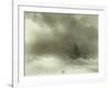 A Strong Wind, 1856 (Pencil & Gouache on Paper)-Ivan Konstantinovich Aivazovsky-Framed Giclee Print