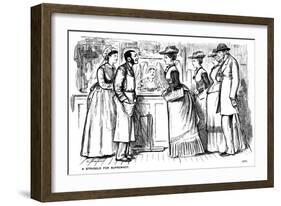 A Struggle for Supremacy, 1875-George Du Maurier-Framed Giclee Print