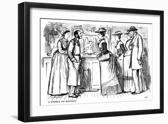 A Struggle for Supremacy, 1875-George Du Maurier-Framed Giclee Print