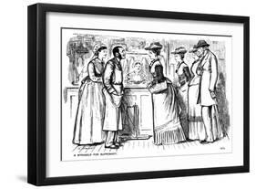 A Struggle for Supremacy, 1875-George Du Maurier-Framed Giclee Print