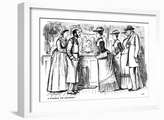 A Struggle for Supremacy, 1875-George Du Maurier-Framed Giclee Print