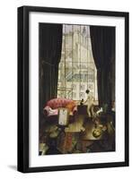 A Studio in Montparnasse-Christopher Richard Wynne Nevinson-Framed Giclee Print