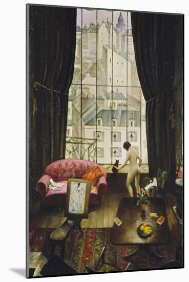 A Studio in Montparnasse-Christopher Richard Wynne Nevinson-Mounted Giclee Print