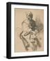 A Study, 17th Century-Rembrandt van Rijn-Framed Giclee Print