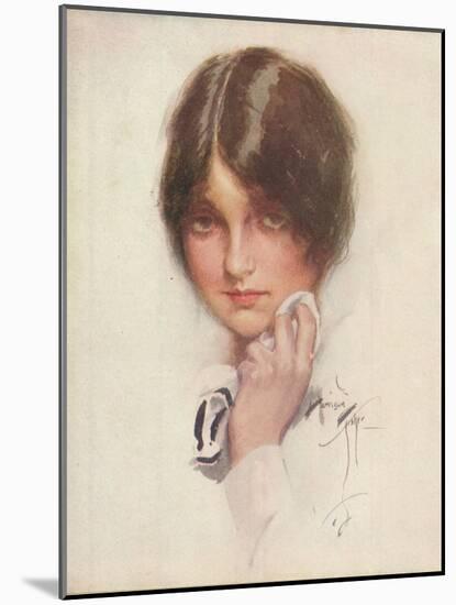 'A Study', c1914, (1914)-Harrison Fisher-Mounted Giclee Print