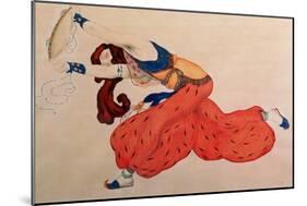 A Study for a Figure of a Dancer for Scheherazade-Leon Bakst-Mounted Giclee Print