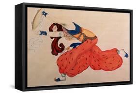 A Study for a Figure of a Dancer for Scheherazade-Leon Bakst-Framed Stretched Canvas