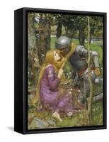 A Study for La Belle Dame Sans Merci-John William Waterhouse-Framed Stretched Canvas