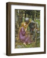 A Study for La Belle Dame Sans Merci-John William Waterhouse-Framed Giclee Print