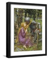 A Study for La Belle Dame Sans Merci-John William Waterhouse-Framed Giclee Print