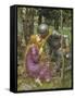 A Study for La Belle Dame Sans Merci-John William Waterhouse-Framed Stretched Canvas