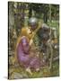 A Study for La Belle Dame Sans Merci-John William Waterhouse-Stretched Canvas