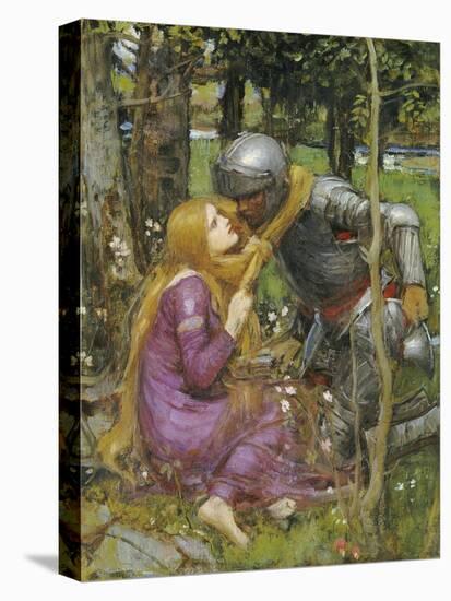 A Study for La Belle Dame Sans Merci-John William Waterhouse-Stretched Canvas