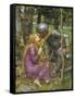 A Study for La Belle Dame Sans Merci-John William Waterhouse-Framed Stretched Canvas