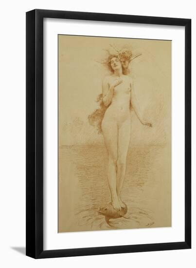 A Study for - The Birth of Love-Solomon Joseph Solomon-Framed Giclee Print