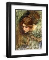 A Study for the Head of Venus-John William Waterhouse-Framed Giclee Print