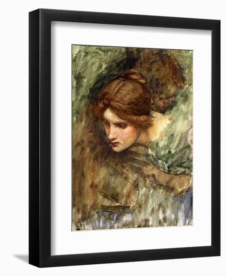 A Study for the Head of Venus-John William Waterhouse-Framed Giclee Print