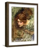 A Study for the Head of Venus-John William Waterhouse-Framed Giclee Print