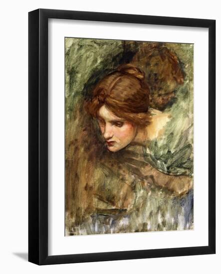 A Study for the Head of Venus-John William Waterhouse-Framed Giclee Print