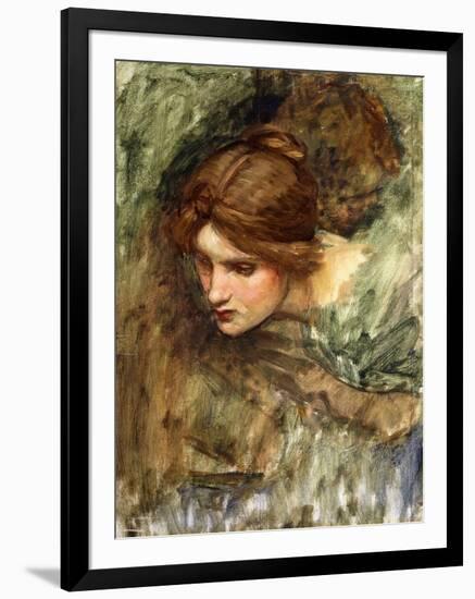 A Study for the Head of Venus-John William Waterhouse-Framed Giclee Print