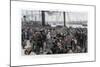 A Study from Life on Prince's Landing Stage, Liverpool - Destroyed by Fire July 28, 1874-null-Mounted Giclee Print