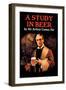 A Study in Beer-null-Framed Art Print
