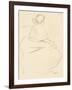 A Study in Crayon, C1872-1898, (1898)-Jean Louis Forain-Framed Giclee Print