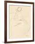 A Study in Crayon, C1872-1898, (1898)-Jean Louis Forain-Framed Giclee Print