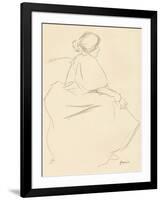 A Study in Crayon, C1872-1898, (1898)-Jean Louis Forain-Framed Giclee Print