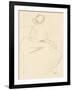 A Study in Crayon, C1872-1898, (1898)-Jean Louis Forain-Framed Giclee Print