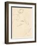 A Study in Crayon, C1872-1898, (1898)-Jean Louis Forain-Framed Giclee Print