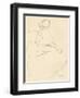 A Study in Crayon, C1872-1898, (1898)-Jean Louis Forain-Framed Giclee Print