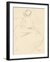 A Study in Crayon, C1872-1898, (1898)-Jean Louis Forain-Framed Giclee Print