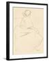 A Study in Crayon, C1872-1898, (1898)-Jean Louis Forain-Framed Giclee Print