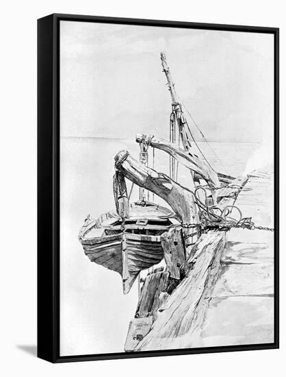 A Study in Pencil and Water Colour, 1858-Charles Napier Hemy-Framed Stretched Canvas