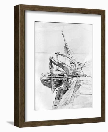 A Study in Pencil and Water Colour, 1858-Charles Napier Hemy-Framed Giclee Print