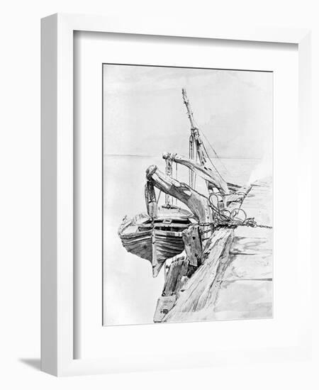 A Study in Pencil and Water Colour, 1858-Charles Napier Hemy-Framed Giclee Print