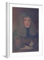 'A study in Rose and Brown', c1884, (1904)-James Abbott McNeill Whistler-Framed Giclee Print