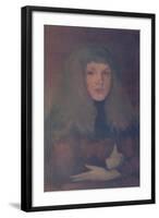 'A study in Rose and Brown', c1884, (1904)-James Abbott McNeill Whistler-Framed Giclee Print