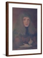 'A study in Rose and Brown', c1884, (1904)-James Abbott McNeill Whistler-Framed Giclee Print