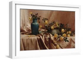 A Study in Roses-William Bradford-Framed Giclee Print