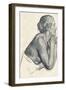 'A study in Sanguine', c1900-Robert Anning Bell-Framed Giclee Print