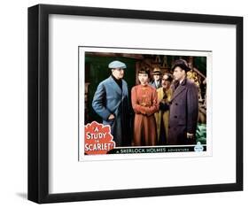 A Study in Scarlet, from Left:Warburton Gamble, Anna May Wong, Alan Mowbray, 1933-null-Framed Art Print